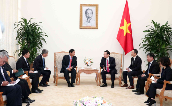 政府副总理王廷惠会见缅甸巩固与发展党高级代表团 ảnh 1 政府副总理王廷惠会见缅甸巩固与发展党高级代表团 ảnh 1