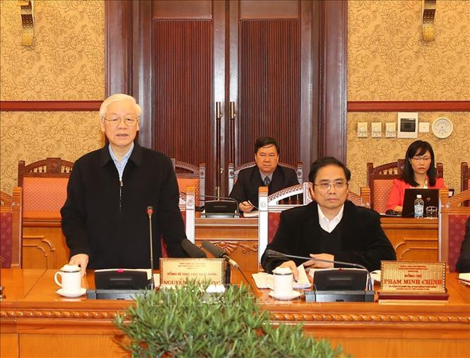 阮富仲:在政治体制革新和精简编制工作中不能过于草率,也不得过度求美 ảnh 1 阮富仲:在政治体制革新和精简编制工作中不能过于草率,也不得过度求美 ảnh 1
