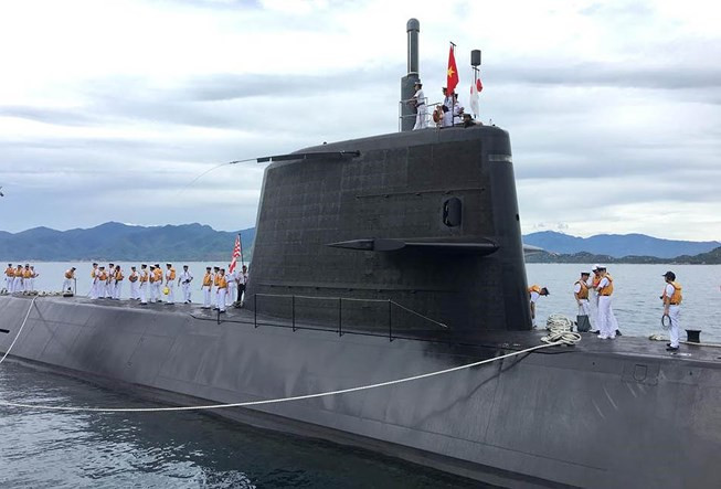 日本海上自卫队的潜舰黑潮访问金兰港 ảnh 1