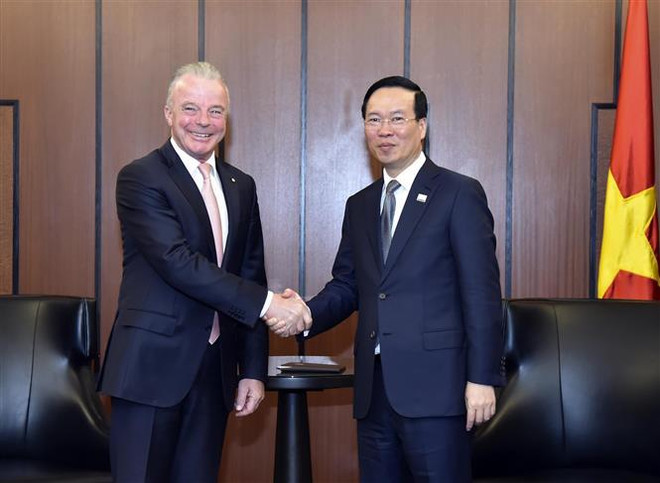 越南国家主席武文赏会见美国波音、苹果集团领导人 ảnh 1 越南国家主席武文赏会见美国波音、苹果集团领导人 ảnh 1