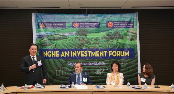 越南乂安省促进与美国企业的投资合作 ảnh 1 越南乂安省促进与美国企业的投资合作 ảnh 1