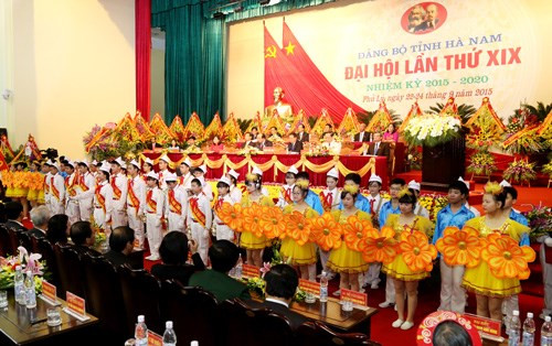 越南政府副总理阮春福出席越共河南省第19次代表大会 ảnh 1