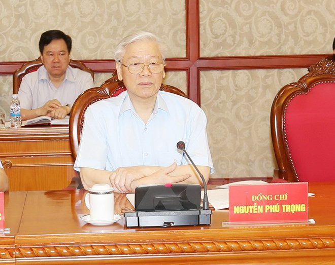 越共中央政治局和中央书记处召开专题学习会 ảnh 1