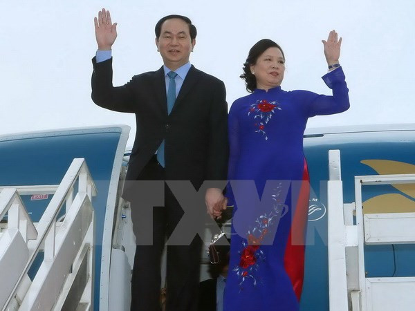 国家主席陈大光访问文莱与新加坡前夕：推动国际关系深入发展 ảnh 1