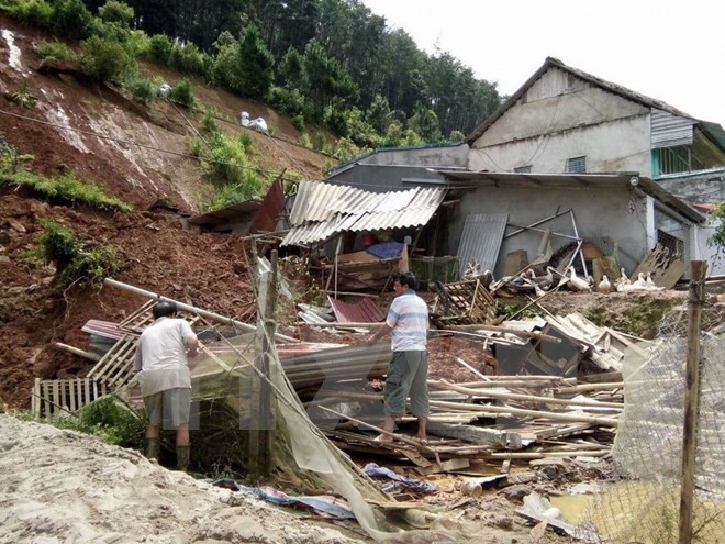 越南北部遭第3号台风袭击3人死亡 ảnh 1 越南北部遭第3号台风袭击3人死亡 ảnh 1