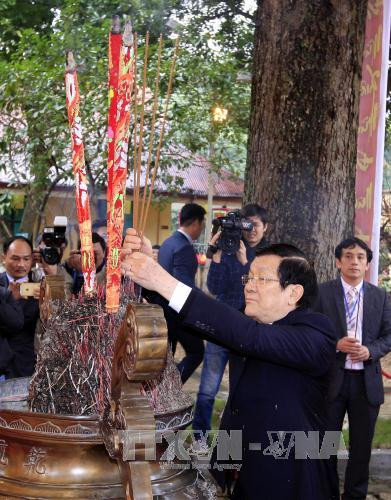 张晋创主席：宜安省尽早贯彻落实越共十二大决议 ảnh 1