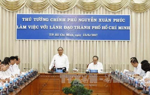 阮春福总理:胡志明市应为有抱负的创业者提供便利的创业环境 ảnh 1 阮春福总理:胡志明市应为有抱负的创业者提供便利的创业环境 ảnh 1