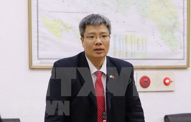 在韩的越南商人关注越共十三大 ảnh 1