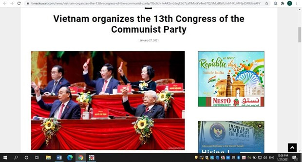 《科威特时报》：越南在艰难时期中凭借显著的成就留下了深刻烙印 ảnh 1