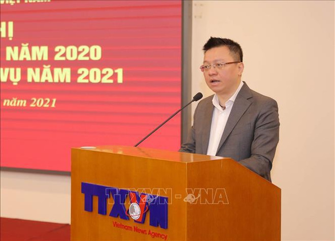 越通社党委书记、副社长黎国明：及时、准确地报道越共十三大的官方信息 ảnh 1