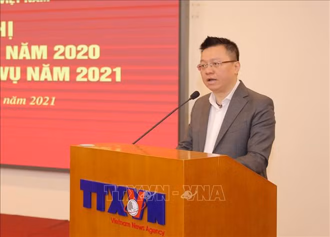 越通社党委书记、副社长黎国明：及时、准确地报道越共十三大的官方信息 ảnh 1