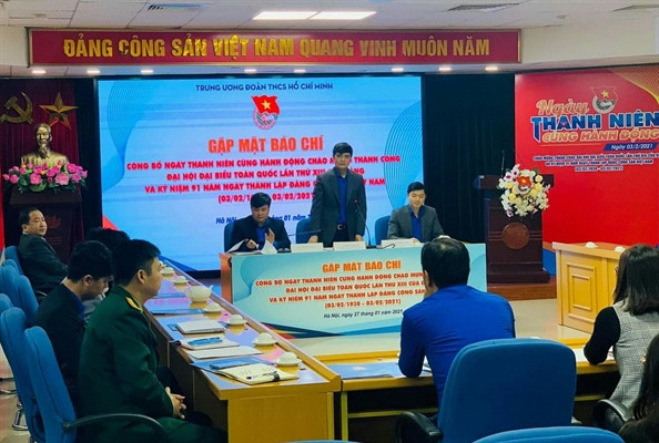 庆祝越共十三大的越南青年行动日将在国内外91个地方举行 ảnh 1 庆祝越共十三大的越南青年行动日将在国内外91个地方举行 ảnh 1