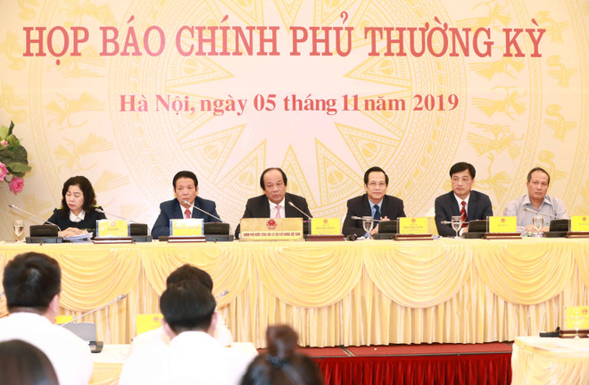 越南政府10月例行记者会:决不能让“九段线”出现在越南领土上 ảnh 1 越南政府10月例行记者会:决不能让“九段线”出现在越南领土上 ảnh 1