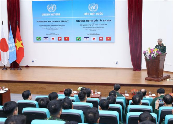 越南维和局为维和部队开设训练班 ảnh 1