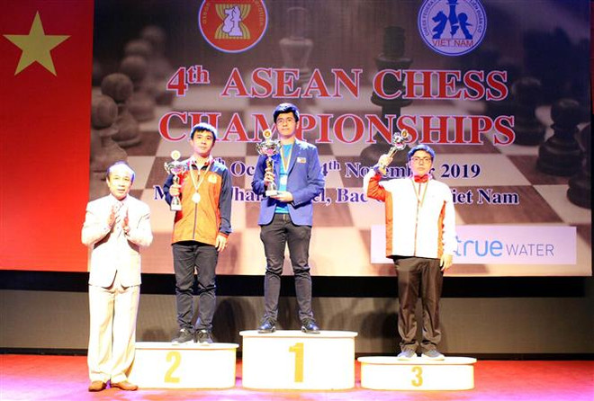 2019年东南亚国际象棋锦标赛闭幕 越南队夺得14枚奖牌 ảnh 1 2019年东南亚国际象棋锦标赛闭幕 越南队夺得14枚奖牌 ảnh 1