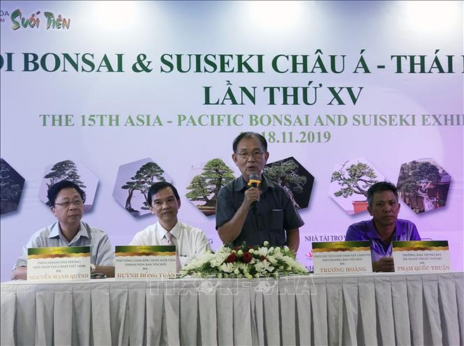 越南首次举办亚太盆栽与赏石大会 ảnh 1