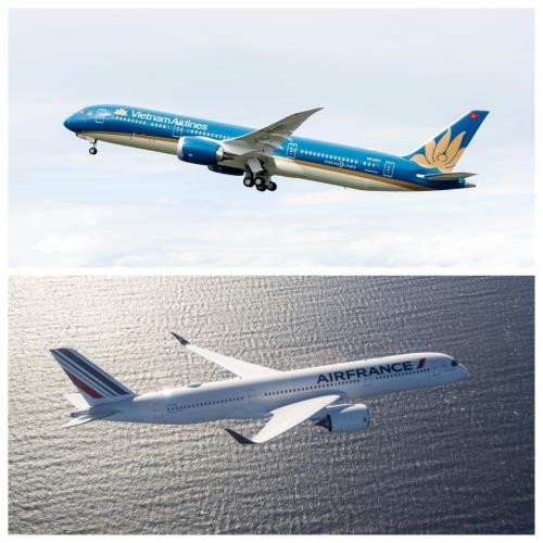 越航与法航之间的联营航班旅客数量近62.5万人次 ảnh 1 越航与法航之间的联营航班旅客数量近62.5万人次 ảnh 1