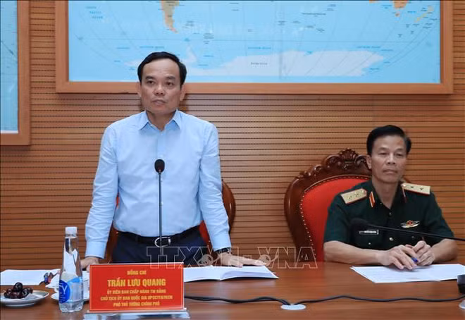 越南政府副总理陈流光：密切配合做好自然灾害防控和搜救工作 ảnh 1