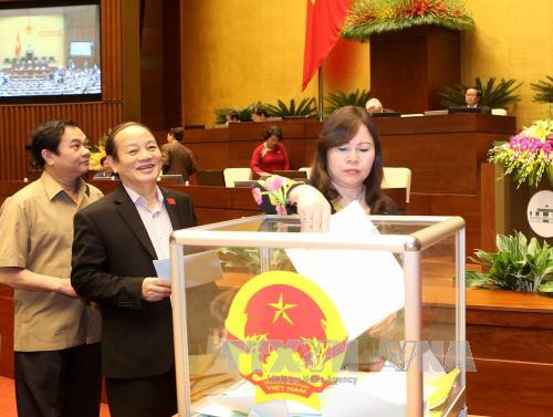 国会批准国家选举委员会和国防安全委员会副主席和委员的职务 ảnh 1 国会批准国家选举委员会和国防安全委员会副主席和委员的职务 ảnh 1