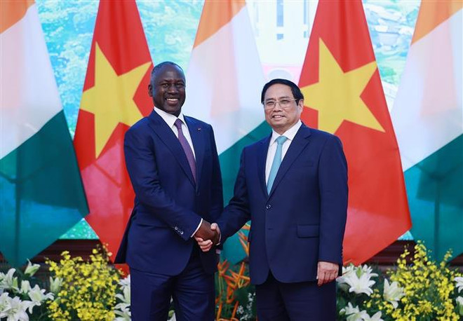 政府总理范明政会见科特迪瓦国民议会议长比克多戈 ảnh 1 政府总理范明政会见科特迪瓦国民议会议长比克多戈 ảnh 1
