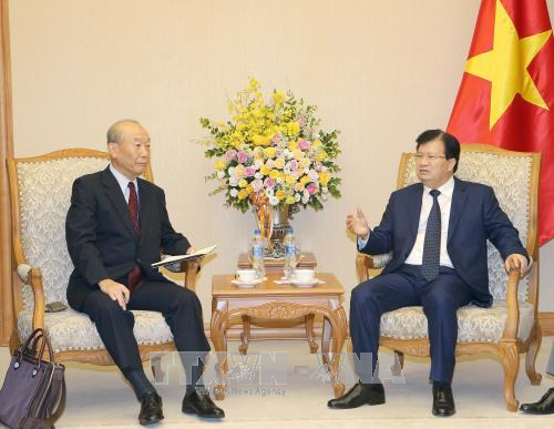 越南政府副总理郑廷勇会见日本民间外交推进协会副会长中垣佳彦 ảnh 1 越南政府副总理郑廷勇会见日本民间外交推进协会副会长中垣佳彦 ảnh 1