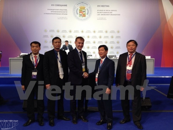 越南代表团出席第十六届情报机构领导人会议 ảnh 1