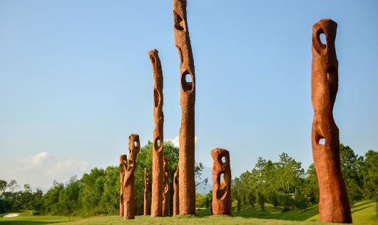 2017年森林艺术节开幕 多国艺术家汇聚越南 ảnh 3