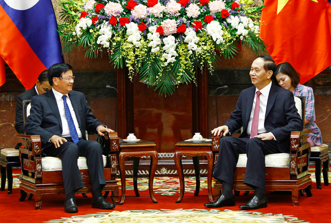 越南国家主席陈大光会见老挝总理通伦·西苏里 ảnh 1 越南国家主席陈大光会见老挝总理通伦·西苏里 ảnh 1