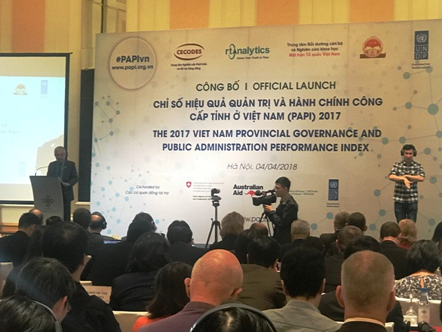 2017年越南省级公共管理和行政效益指数对外公布 ảnh 1
