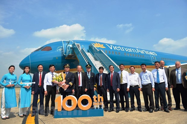 越航迎来第100架飞机提升越南航空业的国际地位 ảnh 2 越航迎来第100架飞机提升越南航空业的国际地位 ảnh 2