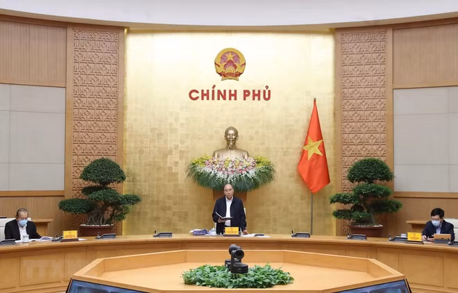 越南政府常务委员会举行会议讨论新冠肺炎疫情应对措施 ảnh 1