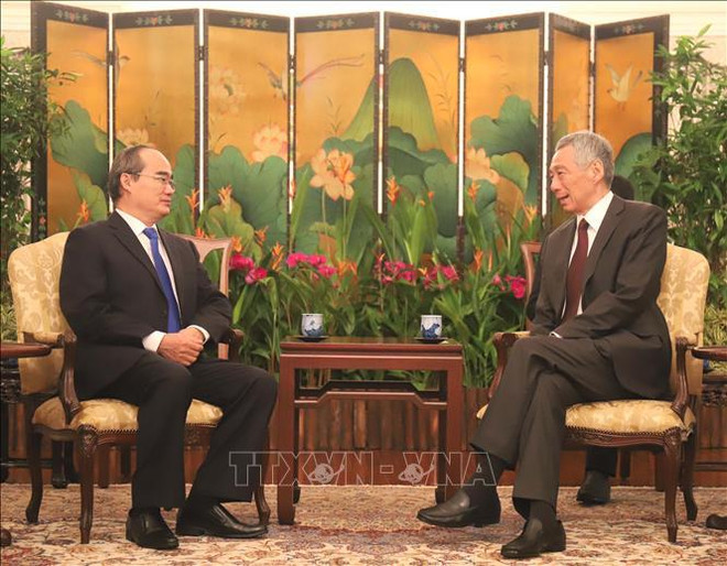 李显龙总理:新加坡希望促进与胡志明市的全面合作关系 ảnh 1 李显龙总理:新加坡希望促进与胡志明市的全面合作关系 ảnh 1