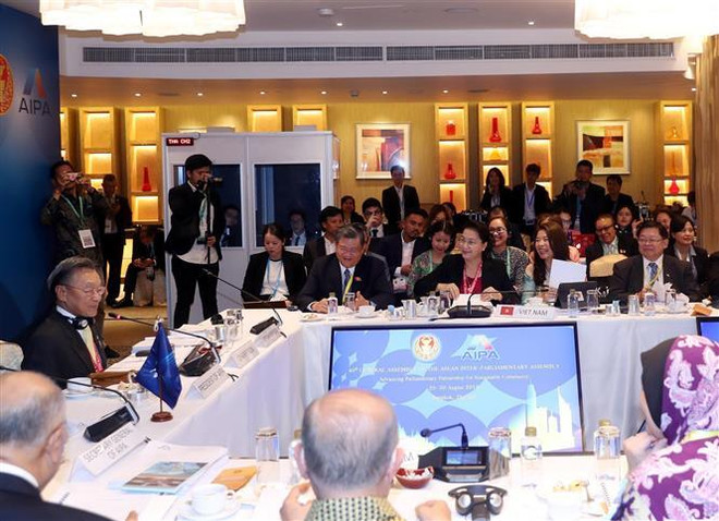 越南国会主席阮氏金银出席AIPA委员会会议 ảnh 2 越南国会主席阮氏金银出席AIPA委员会会议 ảnh 2