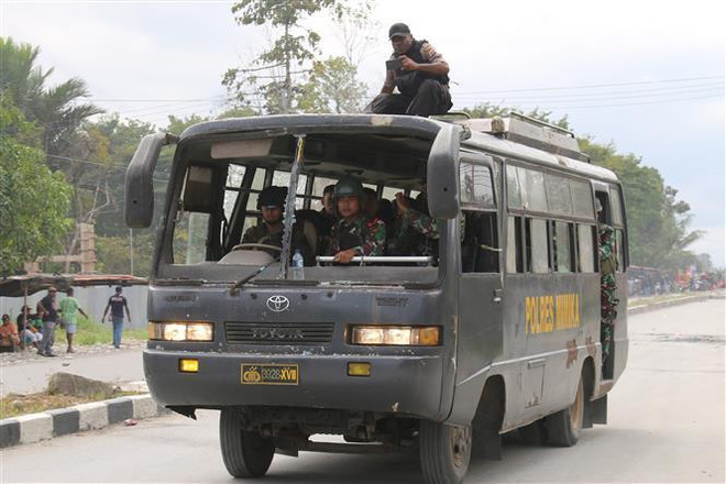 印度尼西亚加强巴布亚省安保工作 ảnh 2