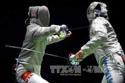 越南击剑队提出在第30届东南亚运动会获四枚金牌的目标 ảnh 1 越南击剑队提出在第30届东南亚运动会获四枚金牌的目标 ảnh 1