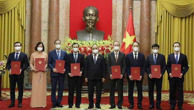 越南国家主席阮春福委任8位新驻外大使 ảnh 1 越南国家主席阮春福委任8位新驻外大使 ảnh 1