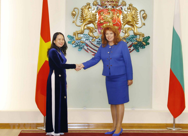 越南国家副主席武氏映春对保加利亚进行正式访问 ảnh 1 越南国家副主席武氏映春对保加利亚进行正式访问 ảnh 1