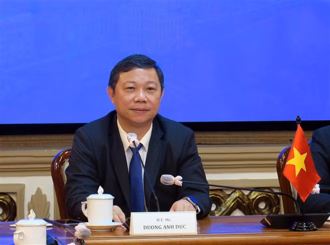 促进胡志明市与中国上海市之间的合作 ảnh 2