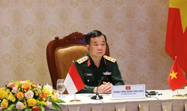 第二届越南与印度尼西亚国防政策对话以视频方式举行 ảnh 1 第二届越南与印度尼西亚国防政策对话以视频方式举行 ảnh 1
