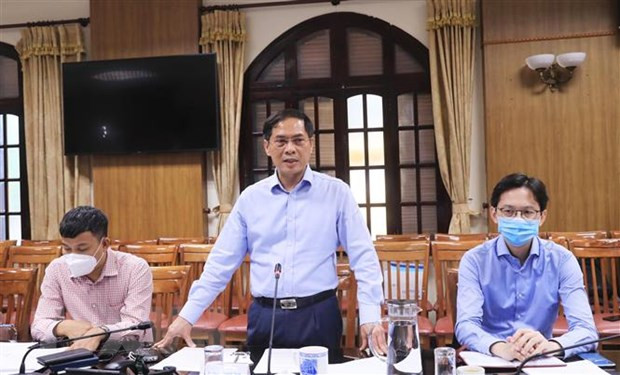 外交部部长裴青山:需在国内需求的基础上制定2022年疫苗总体计划 ảnh 1 外交部部长裴青山:需在国内需求的基础上制定2022年疫苗总体计划 ảnh 1