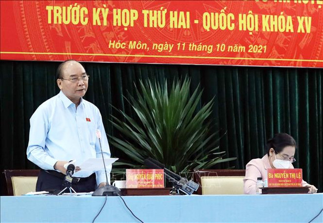 越南国家主席阮春福:正确理解“防疫壁垒” 避免防疫执法简单粗暴 ảnh 1 越南国家主席阮春福:正确理解“防疫壁垒” 避免防疫执法简单粗暴 ảnh 1
