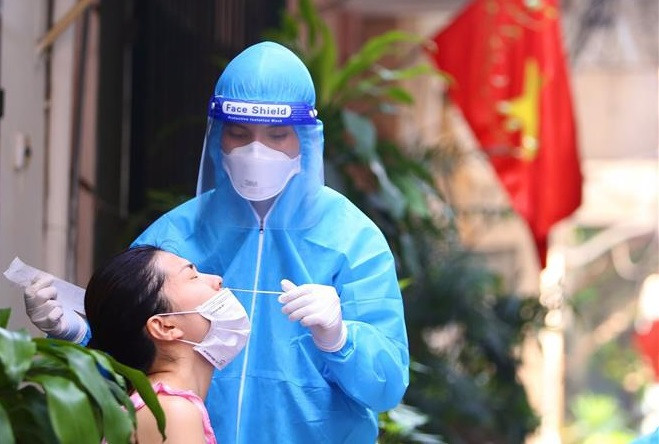 9月13日上午河内市新增确诊病例22例 均在各隔离区和封锁区发现 ảnh 1 9月13日上午河内市新增确诊病例22例 均在各隔离区和封锁区发现 ảnh 1