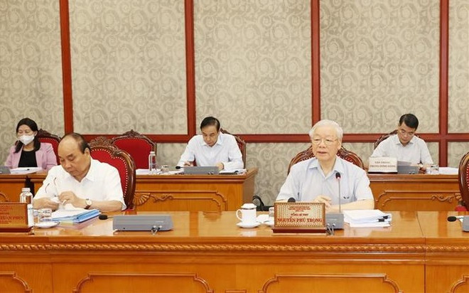 阮富仲总书记:反腐工作须与反消极工作紧密结合 ảnh 1 阮富仲总书记:反腐工作须与反消极工作紧密结合 ảnh 1