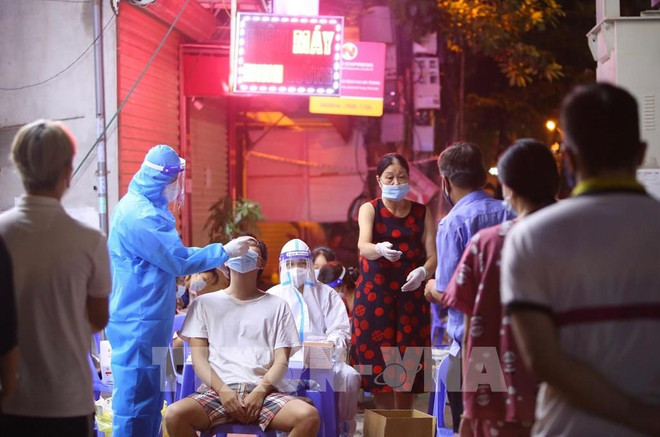 9月15日早河内市新增三例新冠肺炎确诊病例 均在封锁区发现 ảnh 1 9月15日早河内市新增三例新冠肺炎确诊病例 均在封锁区发现 ảnh 1