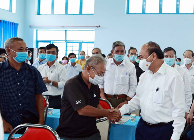 越南国家主席阮春福向胡志明市选民致信 ảnh 2 越南国家主席阮春福向胡志明市选民致信 ảnh 2