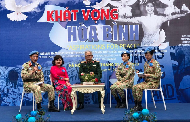 举办“和平渴望”活动 庆祝《巴黎协定》签署50周年 ảnh 1 举办“和平渴望”活动 庆祝《巴黎协定》签署50周年 ảnh 1