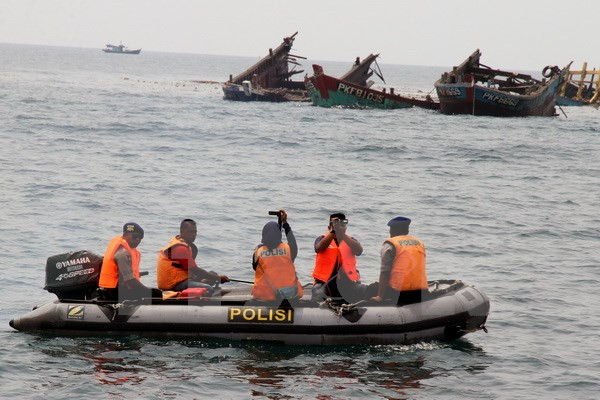 印尼对有意进入该国领海非法捕鱼的外国船只发出警告 ảnh 1 印尼对有意进入该国领海非法捕鱼的外国船只发出警告 ảnh 1