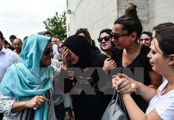 越南国家主席就土耳其机场恐怖袭击事件致电土总统表示慰问 ảnh 1