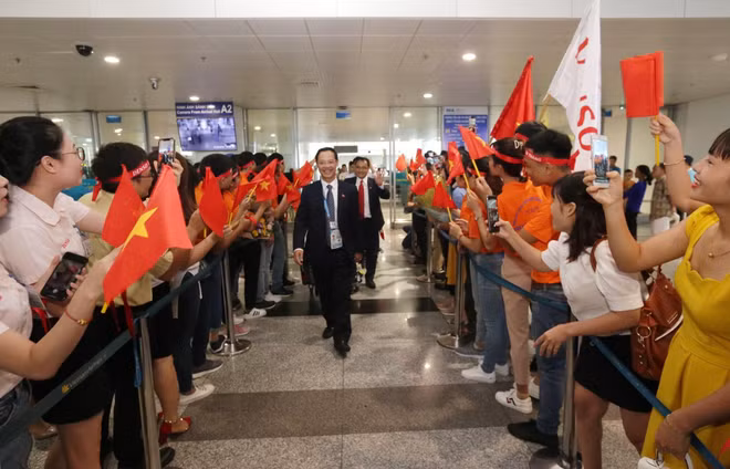 越南代表团在第45届世界技能大赛中载誉归来 ảnh 1