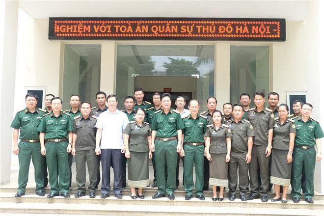 越老两国军事法院加强经验交流互鉴 ảnh 1 越老两国军事法院加强经验交流互鉴 ảnh 1